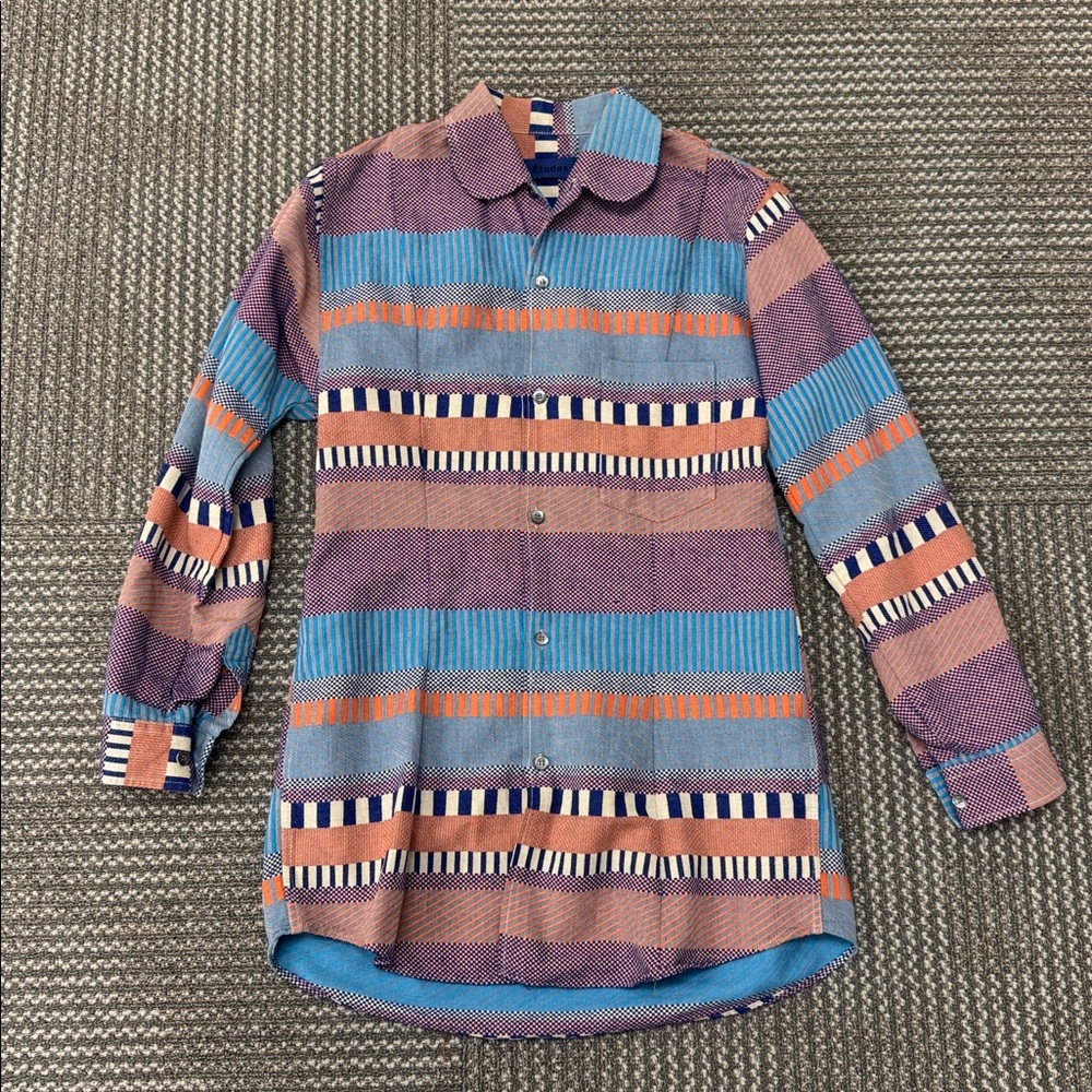 Etudes Studio Wearable Art Rare Multicolored Woven Tunic/ Mini Dress, size S